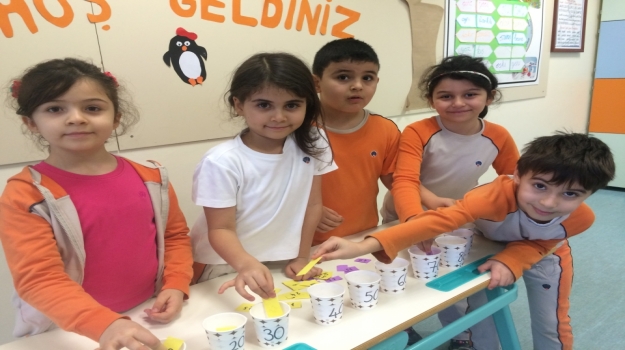 Okyanus Koleji 2.Sınıfları "Sayıları En Yakın Onluğa Yuvarlıyoruz" Etkinliği