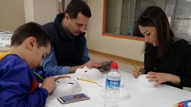 Ataşehir Okyanus Koleji “Ailemle Eğleniyorum” Sanat Etkinliğinde