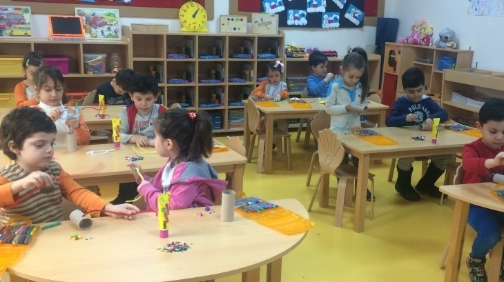 AVCILAR BULUTLAR GRUBU ÖĞRENCİLERİ SANAT ETKİNLİĞİNDE