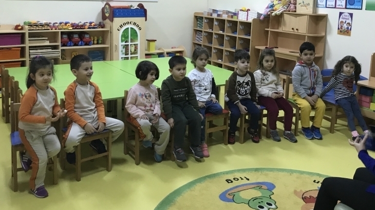 Avcılar Okul Öncesi Yağmur Grubu İngilizce Etkinliğinde