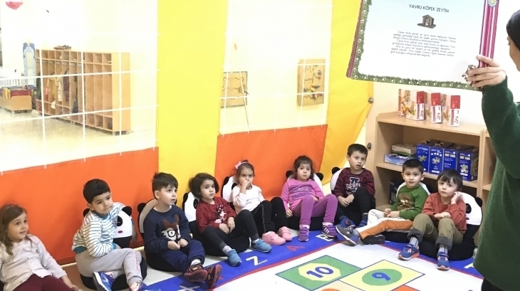 Avcılar Okul Öncesi Yağmur Grubu Türkçe Etkinliğinde