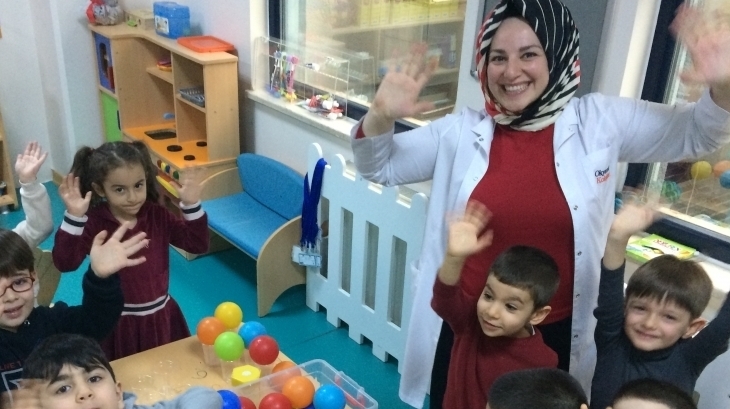 Avcılar Okyanus Koleji Deniz Yıldızları Grubu Oyun-Matematik Etkinliğinde
