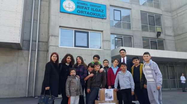Avcılar Okyanus Koleji'nde "Haydi Bana Kitap Gönder" Kampanyası
