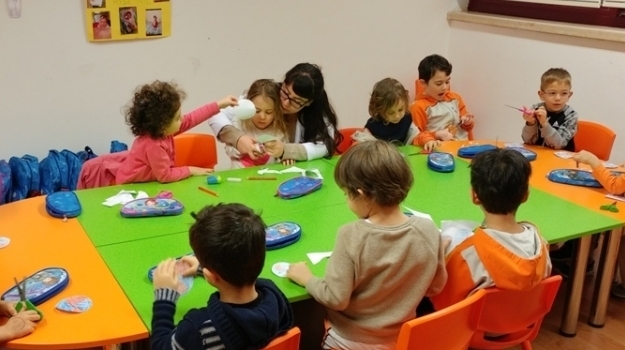Bahçelievler Okul Öncesi İstiridye Grubu Öğrencileri İngilizce Dersinde