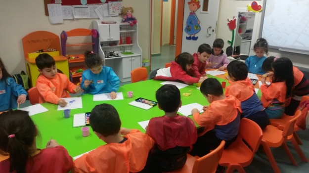 Bahçelievler Okyanus Koleji Balıklar Grubu Sanat Etkinliğinde