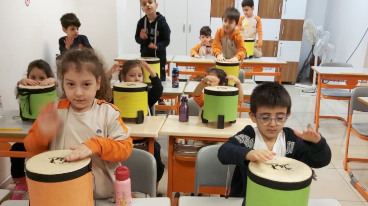 Bahçelievler Okyanus Koleji Okul Öncesi Öğrencileri Müzik İlgi ve Yetenek Merkezinde