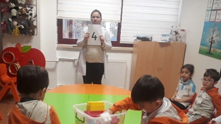 Bahçelievler Okyanus Koleji Okul Öncesi Deniz Yıldızları Grubu Okuma-Yazmaya Hazırlık Eğitiminde
