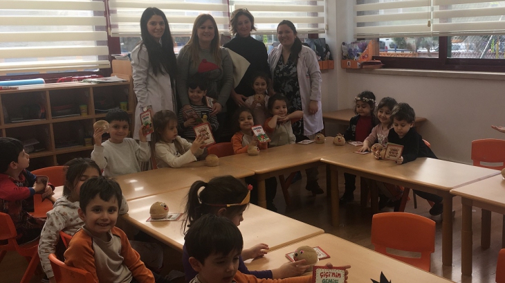 Bahçelievler Okyanus Koleji Okul Öncesi Deniz Yıldızı Grubu Aile Katılımı Etkinliğinde