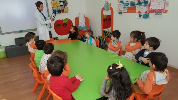 Bahçelievler Okyanus Koleji Okul Öncesi İnciler Grubu Yeni dönemde Bilingual Derslerine Merhaba dediler