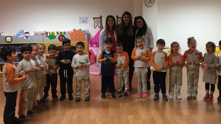 Bahçelievler Okyanus Koleji Okul Öncesi Mercan Grubu Öğrencileri Aile Katılım Etkinliğinde
