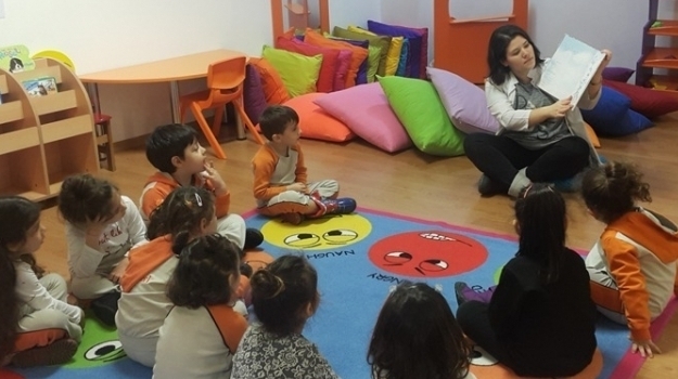 Bahçelievler Okyanus Okul Öncesi Deniz Yıldızları Grubu Türkçe Dil Etkinliği Dersinde