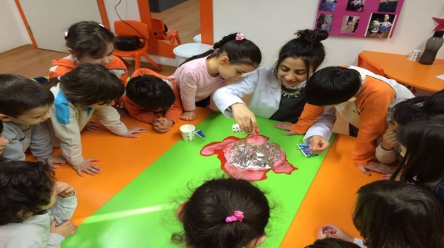 Bahçelievler Okyanus Okul Öncesi Gezegenler Grubu Fen ve Doğa Dersinde