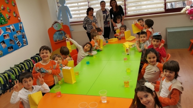Bahçelievler Okyanus Okul Öncesi Gökkuşağı Grubunda Aile Katılım Etkinliği