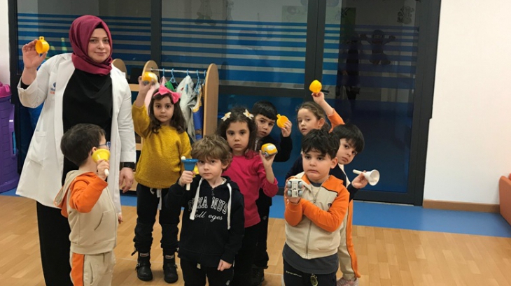 Bayrampaşa Okyanus Koleji Okul Öncesi Yunuslar Grubu Öğrencileri Bütünleştirilmiş Etkinlik Dersinde