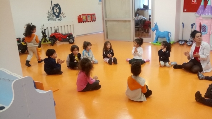 Beykent Okul Öncesi Çiçekler Grubu Oyun Etkinliğinde