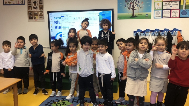 Beykent Okyanus Koleji Okul Öncesi Balıklar Oyun Dersinde
