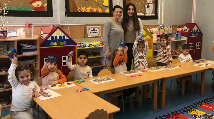 Beykent  Okyanus Koleji Okul Öncesi Çiçekler Grubu Aile Katılımı Etkinliğinde