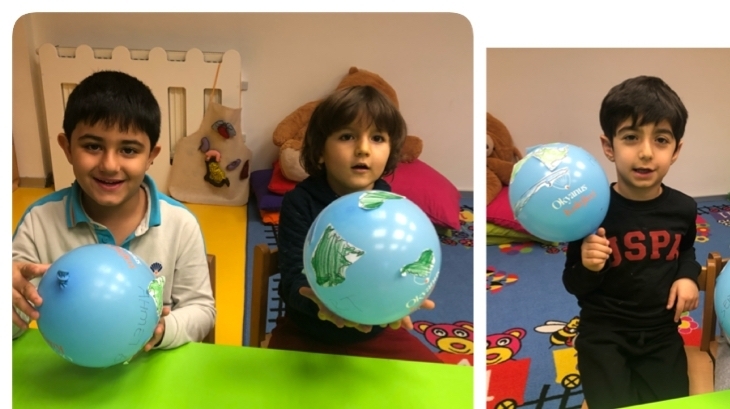 Beykent Okyanus Koleji Okul Öncesi Gökkuşağı  Grubu Fastrackids Dersinde Yeryüzü Bilimleri Konusunu Öğreniyor