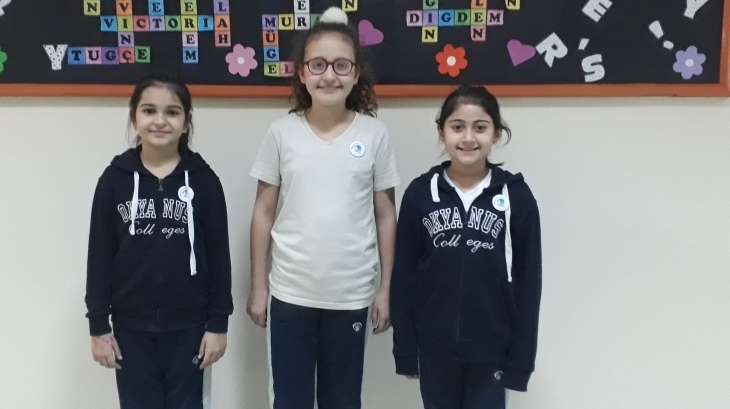 Beylikdüzü Okyanus Ortaokulu Ocak Ayı Myon Kitap Okuma Birincileri
