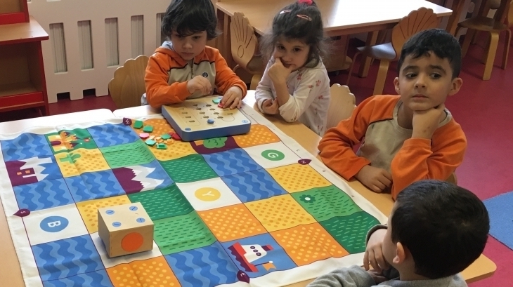 Çekmeköy Okul Öncesi Yıldızlar Grubu Cubetto Etkinliğinde
