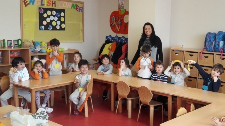 Çekmeköy Okyanus Koleji Gökkuşağı Grubu Aile Katılım Etkinliğinde