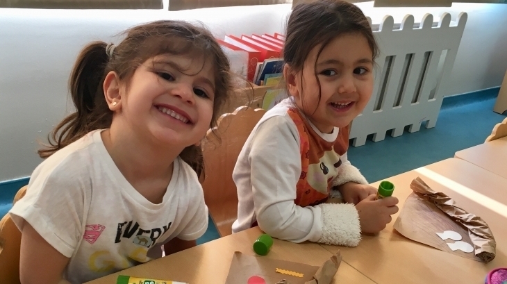 Çekmeköy Okyanus Koleji, Okul öncesi Balıklar Grubu Sanat Etkinliğinde
