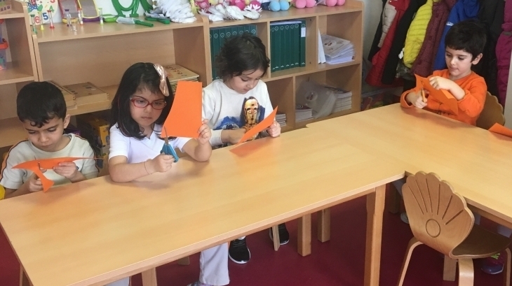 Çekmeköy Okyanus Koleji Okul Öncesi Yıldızlar Grubu Sanat Etkinliğinde