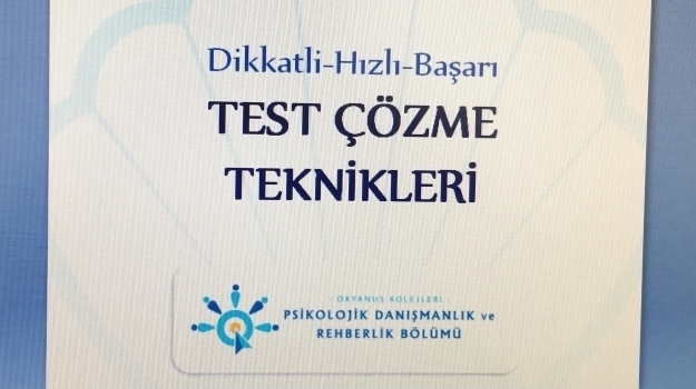 Dikkatli-Hızlı-Başarılı Test Çözme Teknikleri Semineri
