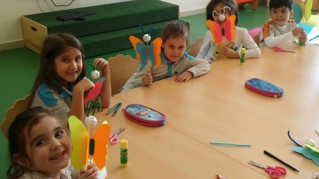 Eryaman Okul Öncesi Güneş Grubu Öğrencileri Sanat Etkinliğinde