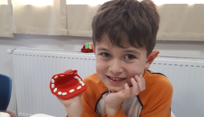 Eryaman Okyanus Koleji 1. Sınıf Öğrencileri Ağız Modeli Yaparak Eğlenceli Zaman Geçirdi