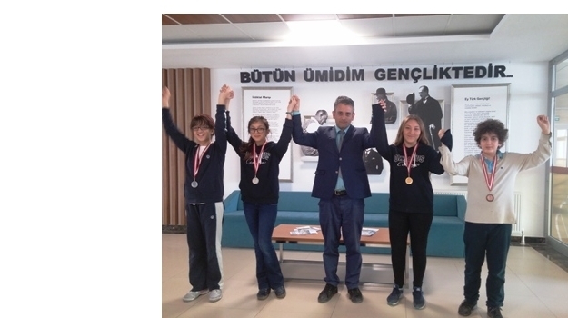 Eryaman Kampüsü Ortaokul Kademesi 8.Sınıf TEOG 5.Deneme Sınavı Başarı Madalyaları
