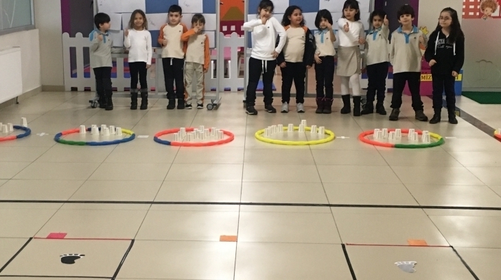 Eryaman Okyanus Koleji İlkokulu Öğrencileri Koridor Etkinliğinde