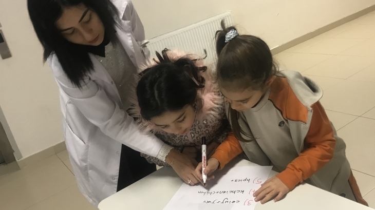 Eryaman Okyanus Koleji Öğrencileri İngilizce Koridor Etkinliğinde
