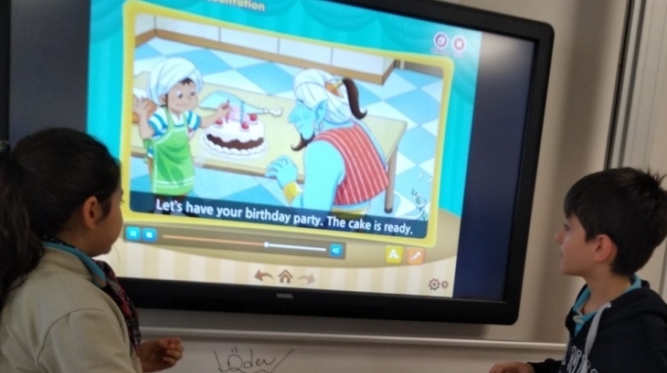 Eryaman Okyanus Koleji Öğrencileri Speaking Dersinde