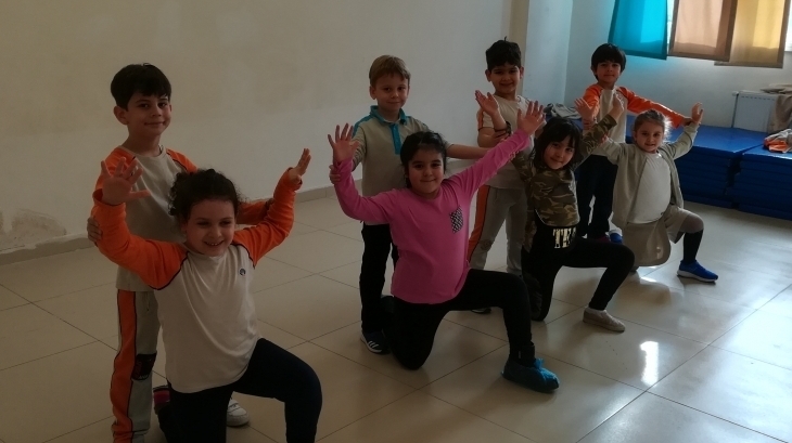 Eryaman Okyanus Koleji Okul Öncesi Bölümü Öğrencileri Yetenek Dersinde