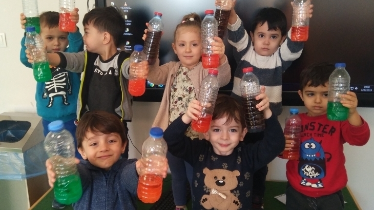 Eryaman Okyanus Koleji Okul Öncesi Bölümü Rüzgar Grubu Öğrencileri Fen Doğa Etkinliğinde