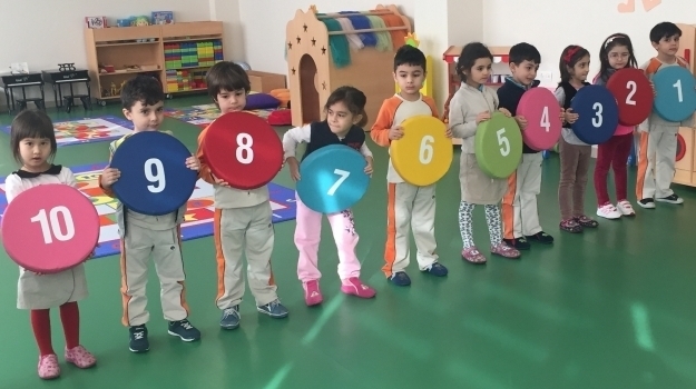 Eryaman Okyanus Okul Öncesi Bölümü Gezegenler Sınıfı Matematik Etkinliğinde