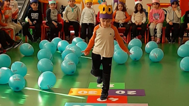 Eryaman Okyanus Koleji Okul Öncesi Kademesi 100. Gün Partisinde