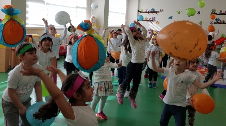 Eryaman Okyanus Koleji Okul Öncesi Kademesi 100.Gün Partisinde
