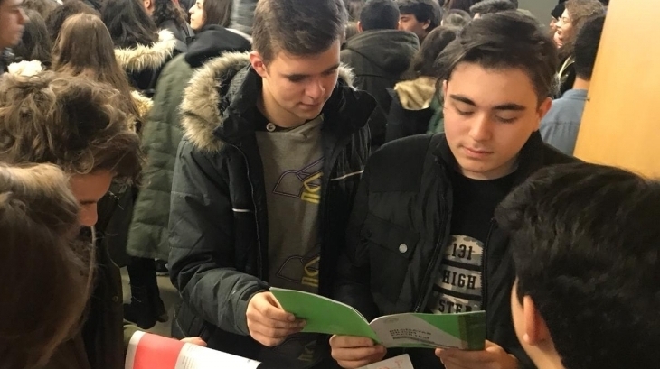 Fatih Okyanus Koleji Mühendislik ve Mimarlık Kariyer Kulübü Öğrencileri İTÜ Tanıtım Günlerinde