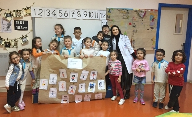 Güneşli Okyanus Koleji Okul Öncesi Gökkuşağı Grubu Türkçe Dil Etkinliğinde