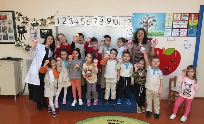 Güneşli Okyanus Koleji Okul Öncesi Gökkuşağı Grubu Aile Katılım Etkinliğinde