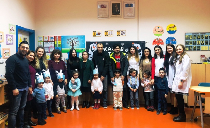 Güneşli Okyanus Koleji Okul Öncesi Öğrencilerini Karne Heyecanı Yaşadı