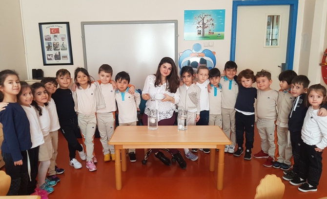 Güneşli Okyanus Koleji Okul Öncesi Gökkuşağı Grubu Fastrackids Dersinde