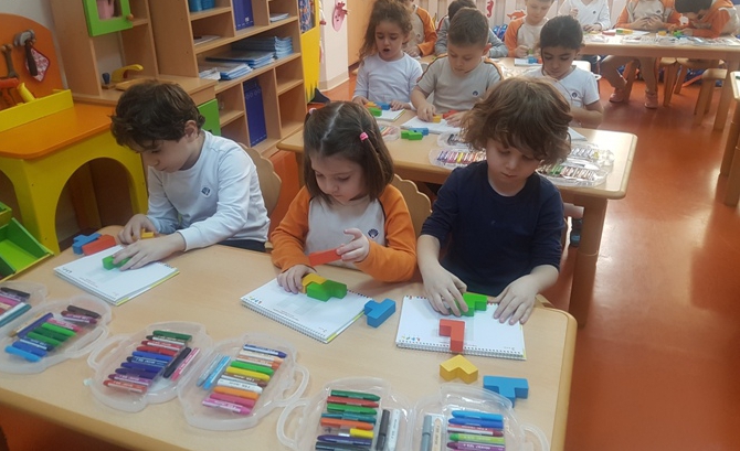Güneşli Okyanus Koleji Okul Öncesi Gökkuşağı Grubu Oyun Saatinde