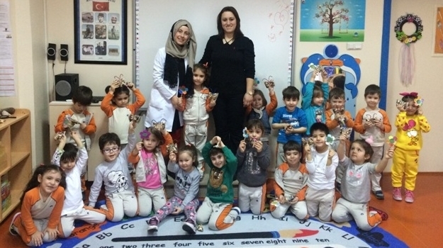 Güneşli Okyanus Koleji Okul Öncesi Balıklar Sınıfı Veli Etkinliğinde