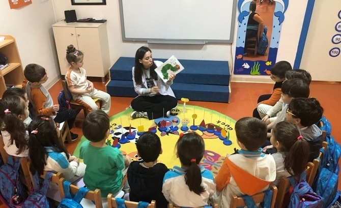 Güneşli Okyanus Koleji Okul Öncesi Gezegenler Grubu Bütünleştirilmiş Etkinliğini Yapıyor