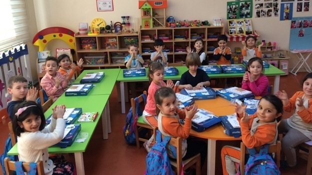 Güneşli Okyanus Koleji Okul Öncesi Gökkuşağı Grubu Düşünme Becerileri Dersinde