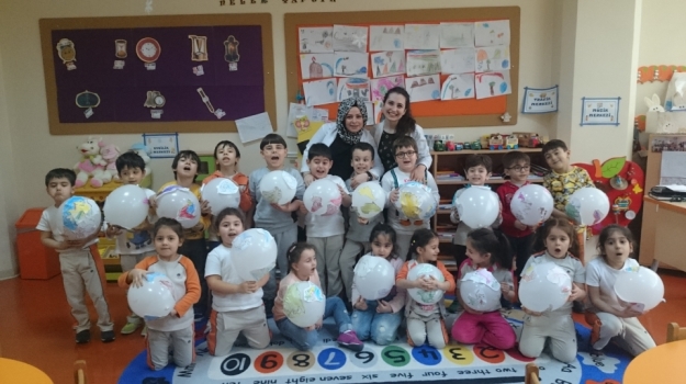 Güneşli Okyanus Koleji Okul Öncesi Gökkuşağı Grubu Story Etkinliğinde