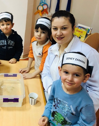 Güneşli Okyanus Koleji Okul Öncesi Rüzgârlar Grubu Fen ve Doğa Dersinde